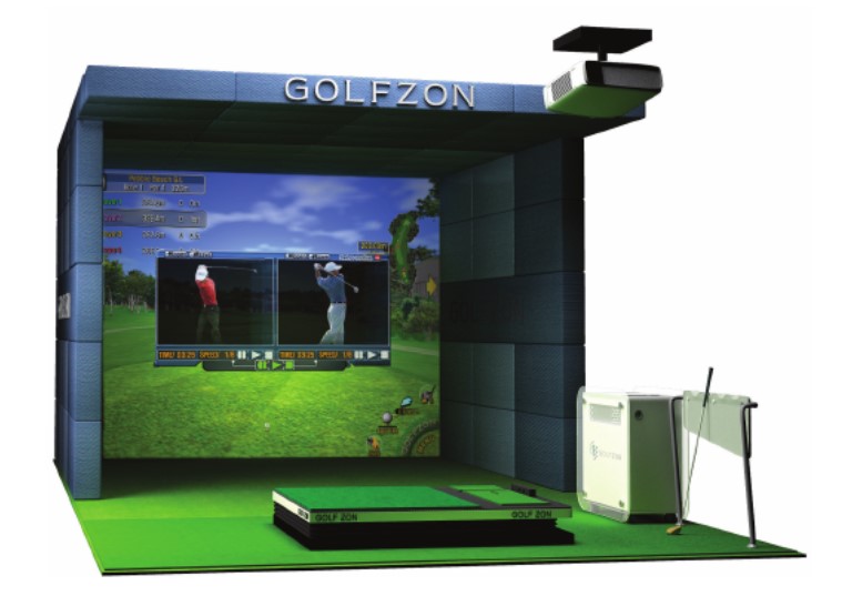 스윙모션리플레이를 탑재한 GOLFZON-S+